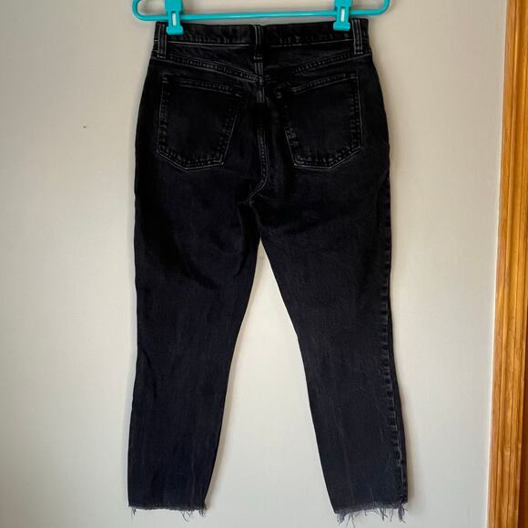 Abercrombie & Fitch Black Button Fly Skinny Jeans Size 27 / 4S - Picture 2 of 11